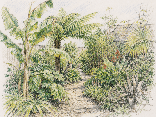 How to create a Tropical Garden
