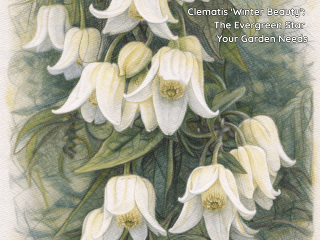 Clematis ‘Winter Beauty’: The Evergreen Star Your Garden Needs