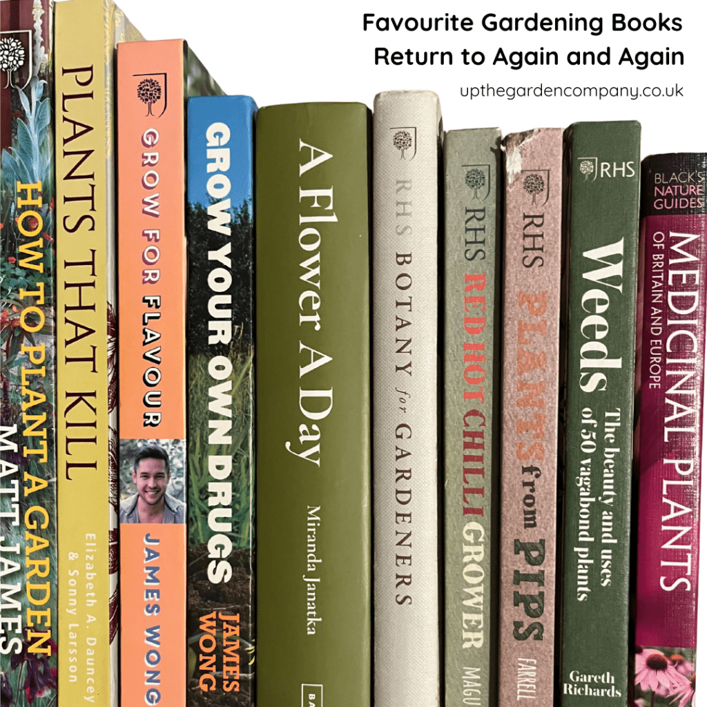 Favourite Gardening Books I Return to Again and Again.
Image of the books in this blog.
upthegardencompany.co.uk