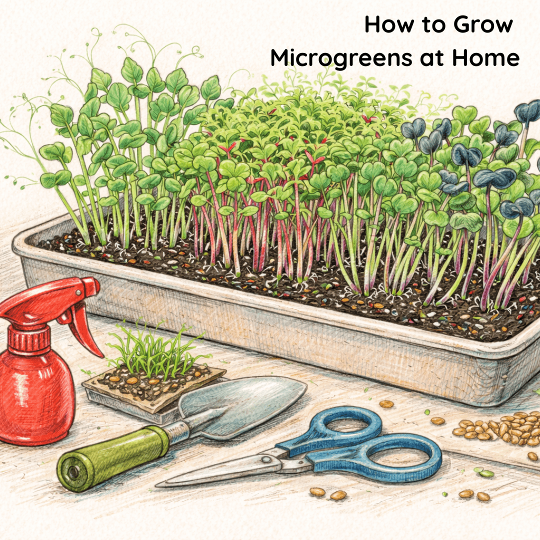 How to Grow Microgreens at Home