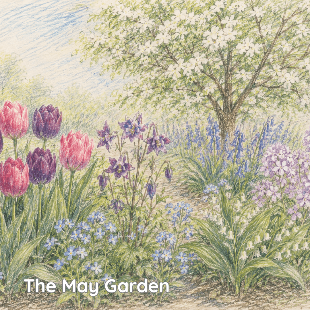The May Garden Sketch