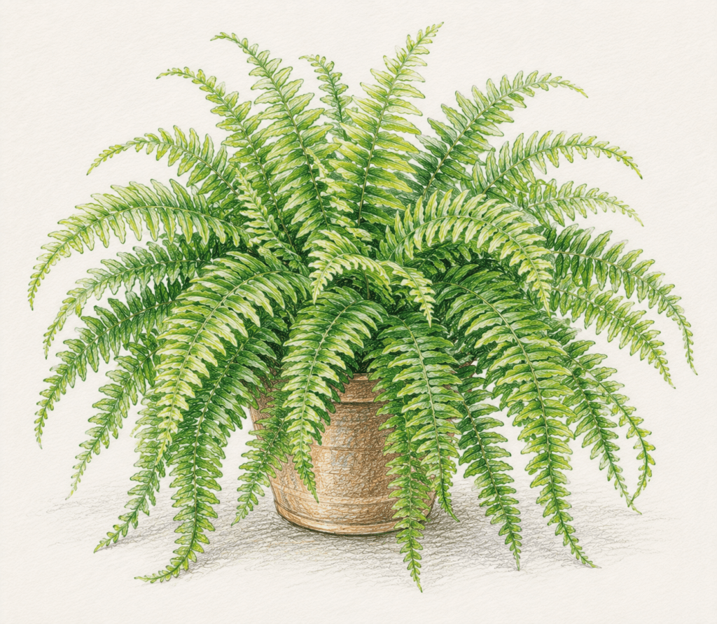Boston Fern — Nephrolepis exaltata