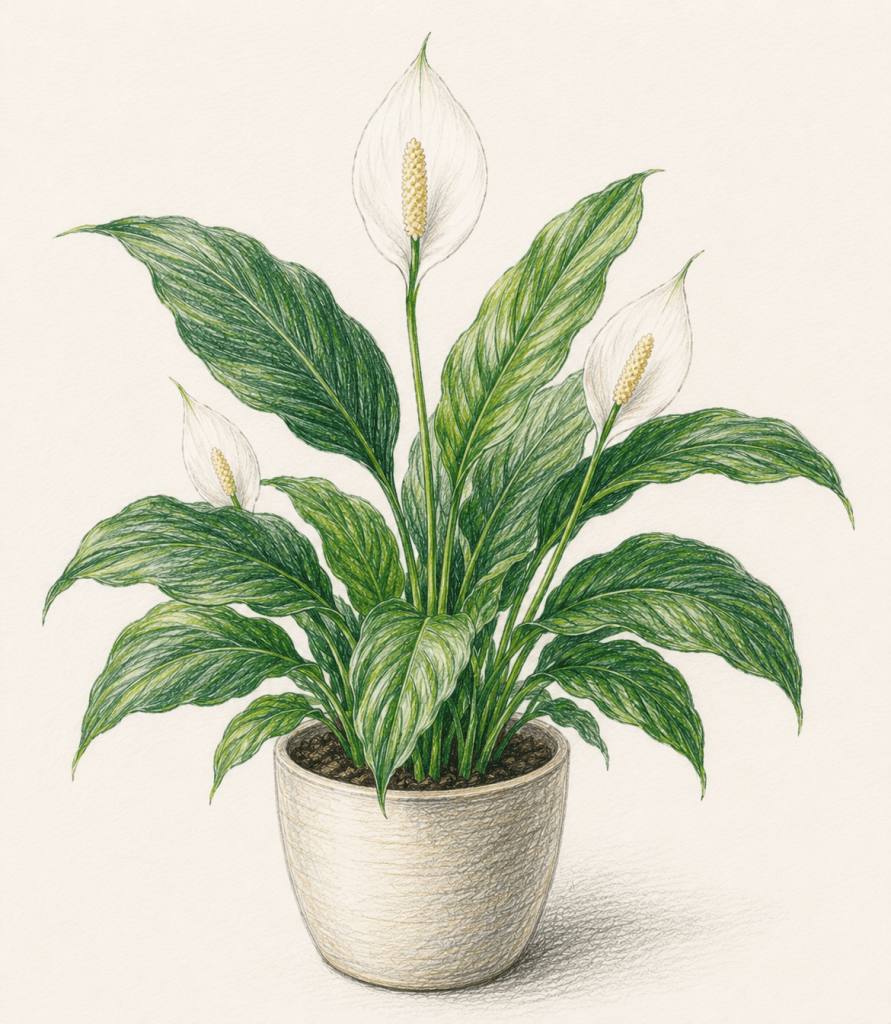 Peace Lily Spathiphyllum wallisii